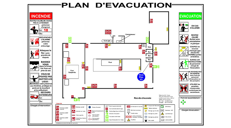 plan évacuation